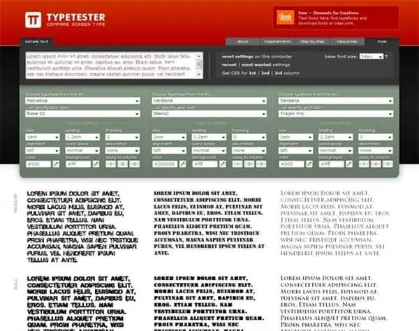 typetester