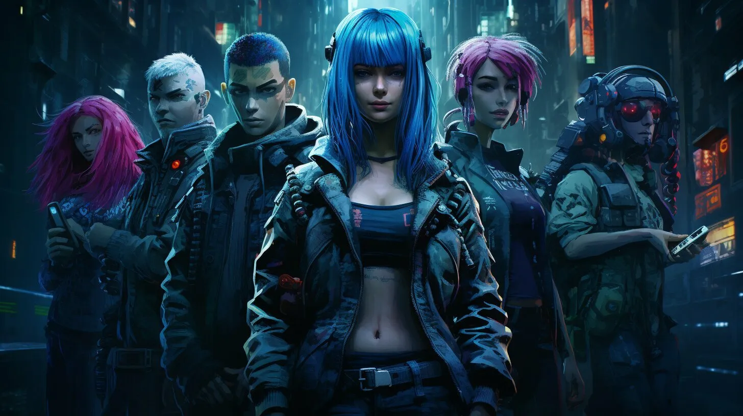 Blue Hair One Piece Characters