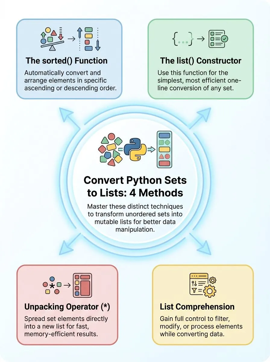 Convert Set to List in Python: Essential Guide