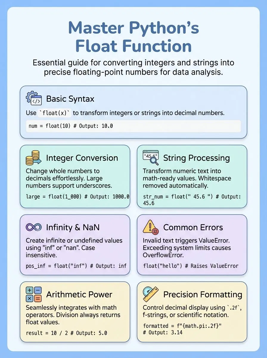 Mastering Python Float Function: Your Go-To Guide for Float in Python!