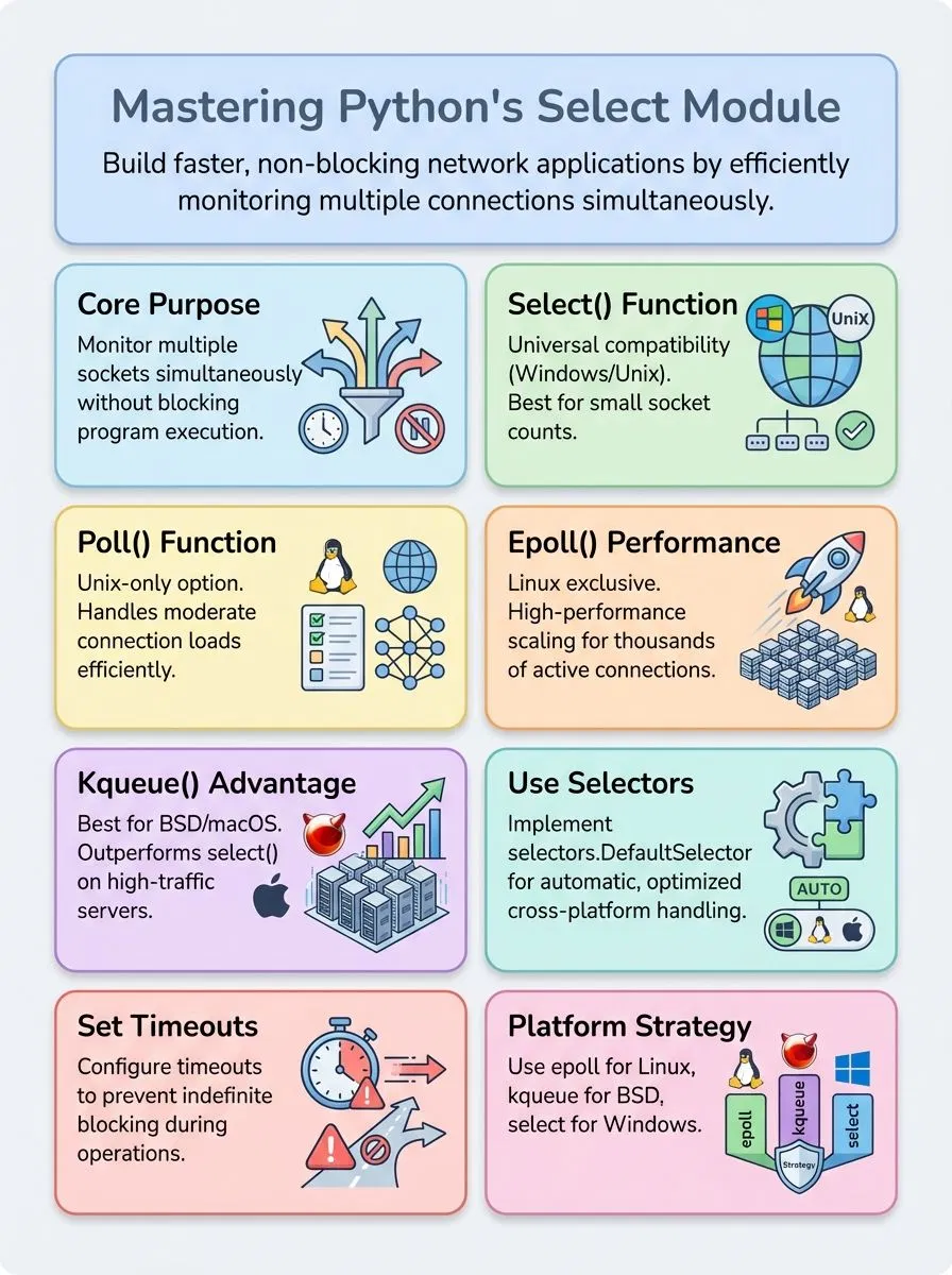 Mastering Python Select Module: A Guide to Python's Standard Library