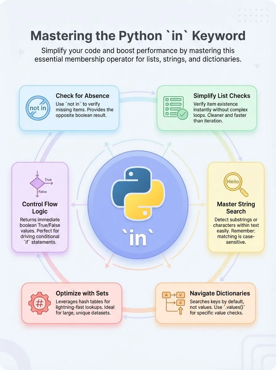 Mastering Python in Keyword: Essential Operator and Code Work for Efficient Keyword Membership Check