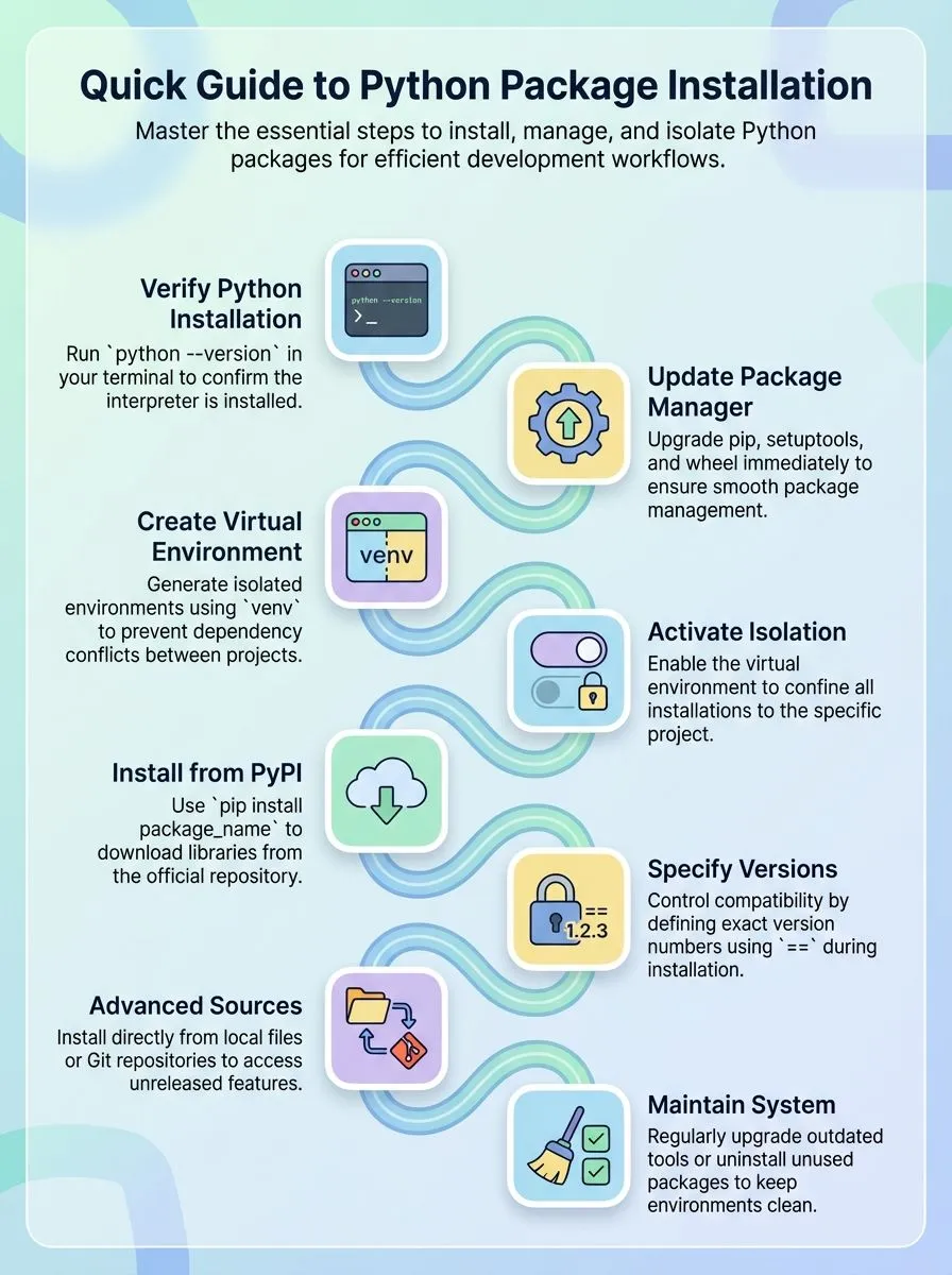 Quick Guide to Install a Package in Python Quick Guide to Install a Package in Python