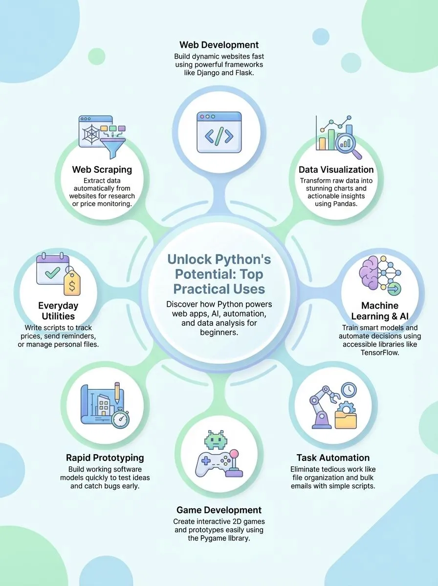 What Can Python Be Used For: Exploring the Practical Applications of Python Coding for Beginners